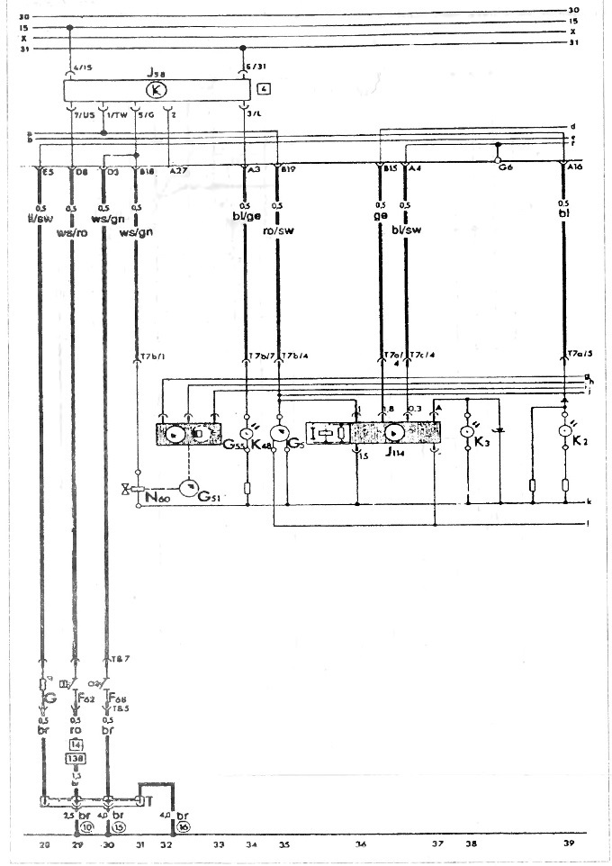 S-16 Schema de conexiuni pentru tabelul de măsurare, lumina compartimentului de depozitare, modelul…