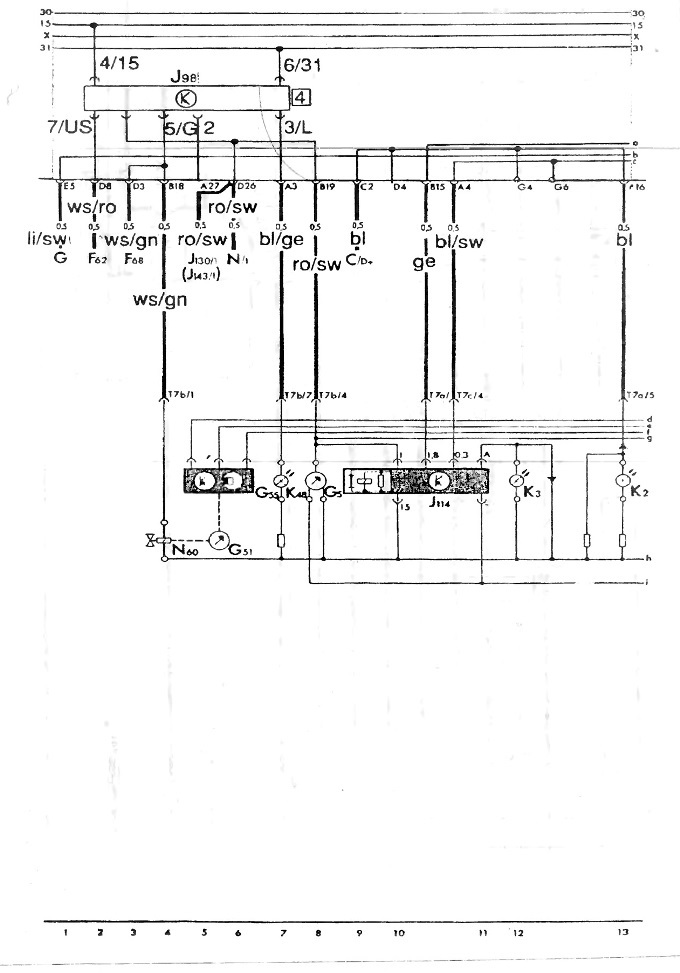 S-35 Schema de conexiuni pentru controlul instalării farurilor la toate modelele.