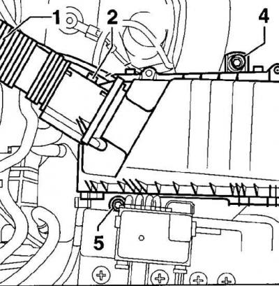 Filtru de aer pentru autoturisme cu motoare 1.6-/ 1.8-/ 2.3-I