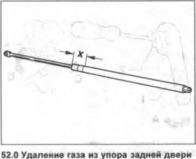 Пажња! Приликом замене старог граничника врата напуњеног гасом новим, уклоните гас са уклоњеног…