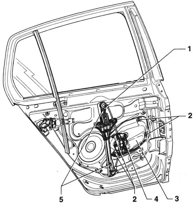 66.11. Front door window lifter