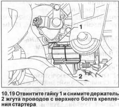 Где находится стартер гольф 3 Volkswagen Golf 2003-2008: Starter - removal and installation (Electrical equipm