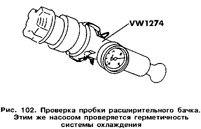 Сістэма астуджэння працуе пры залішнім у параўнанні з атмасферным ціску. Корак пашыральнага бачка…