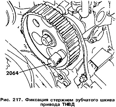 За извършване на следните операции е необходим специален прът № 2064, който се завинтва в зъбната…