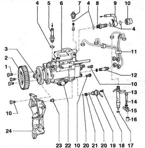Fig. 7.44. High pressure fuel pump