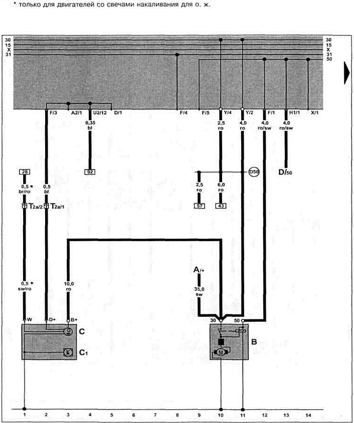 Аккумулятор, генератор.