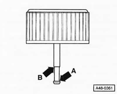 Развийте и свалете капака 1 на резервоар «2».