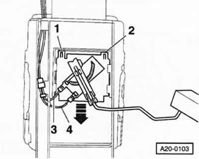 Снять топливоподающий узел, см. главу выше.