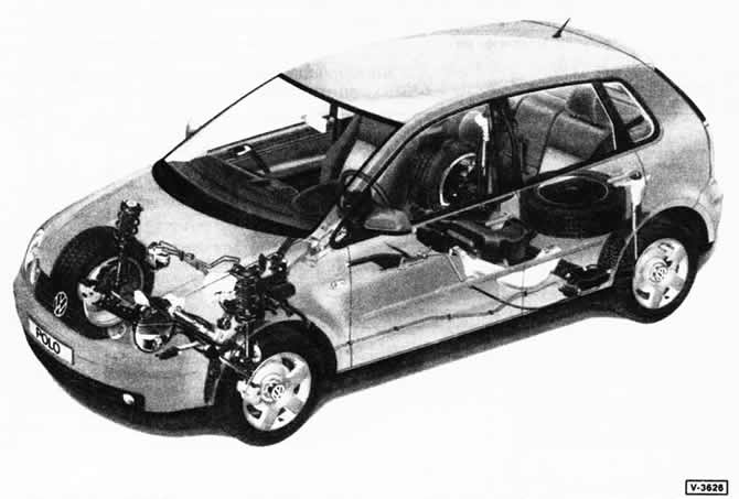 Сварочные и рихтовочные работы на несущих и направляющих деталях подвесок передних колес не…