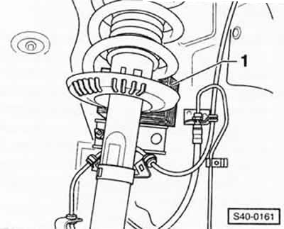 Пометить монтажное положение болтов крепления шарового шарнира относительно поперечного рычага и…