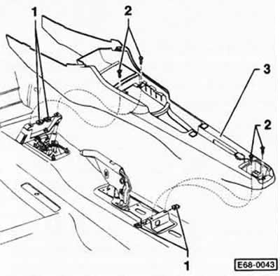 Как снять тоннель на фольксваген Volkswagen Polo 2001-2009: Demontaż i montaż konsoli środkowej w samochodach IBI