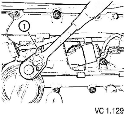 4. Unscrew the spark plugs using a spark plug wrench.
