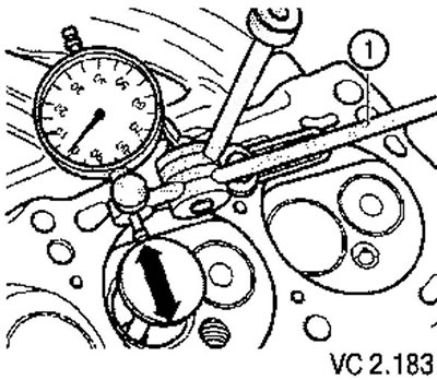 If the gap exceeds this value, the cylinder head should be replaced.