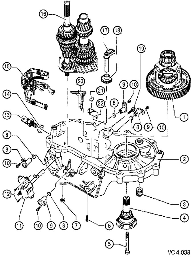 Как снять коробку на октавии Volkswagen Caddy 3 2003-2010: Removal and installation of input shaft, output sh