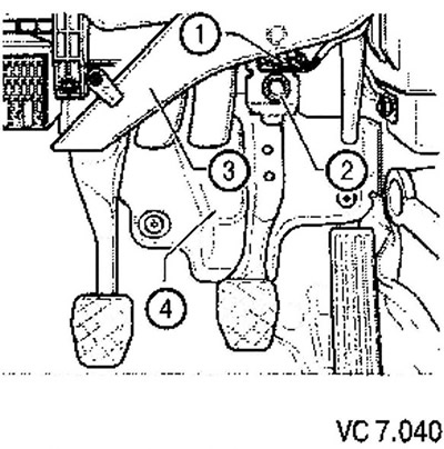 8. Scoateți carcasa (4).