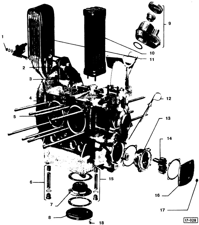 A kenőrendszer fő elemei: 1–8 Nm (0,8 kgf·m); 2 - tömítőgyűrű (csere); 3 - közbenső összekötő…