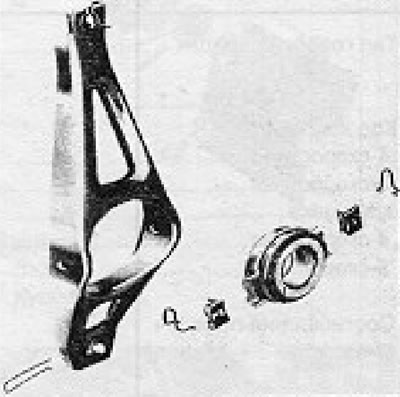 5.5. ábra: A tengelykapcsoló kioldó mechanizmusának alkatrészei.
