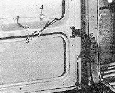12.24. ábra. Rögzítőkar (9. szakasz): 3 - Tavasz; 4 - Vezérlőkar.