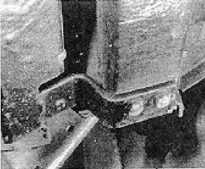 Photo 5.24. Radiator support bracket.