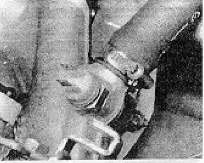 Photo 6B.59. Intake manifold heater thermal switch.