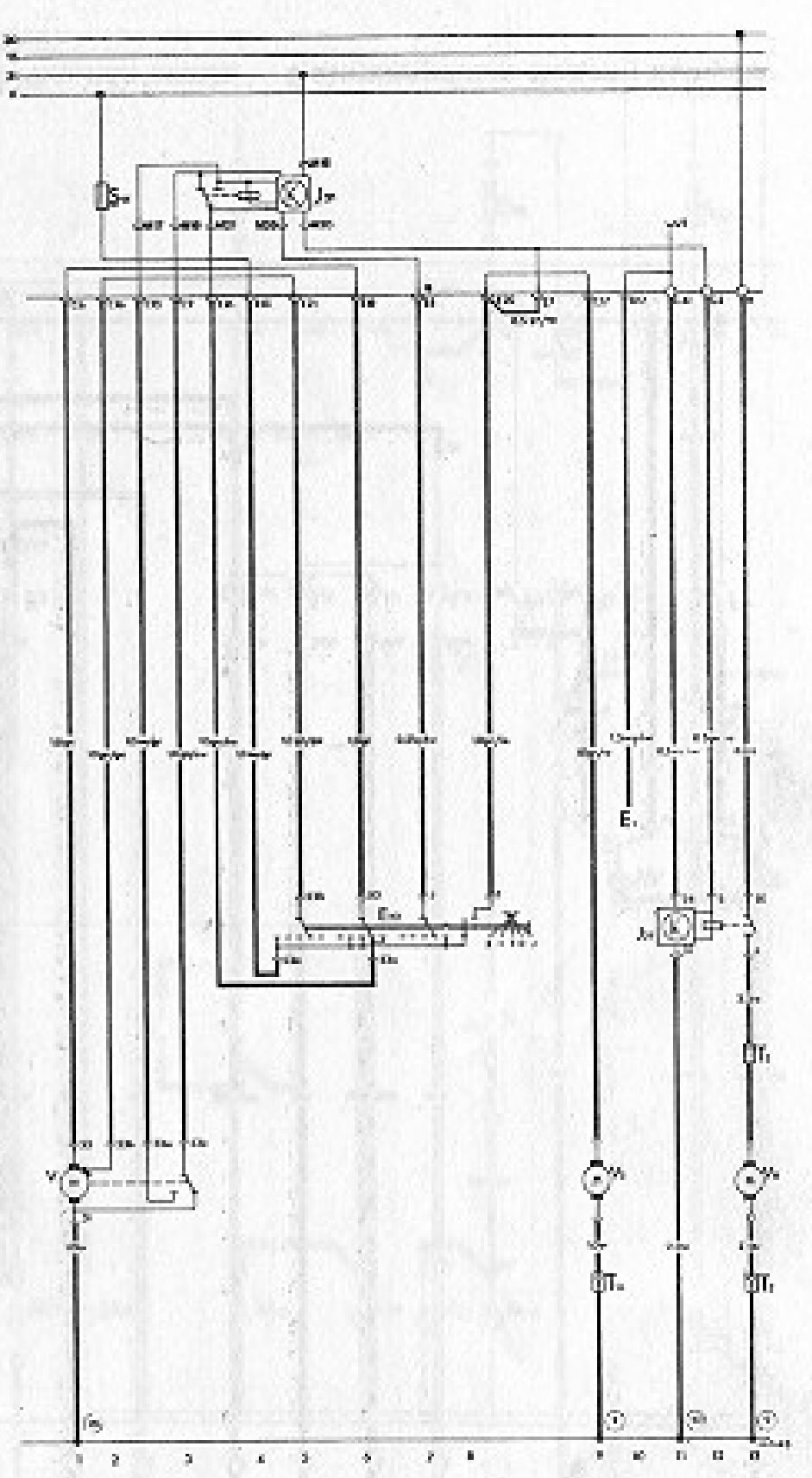 Kiegészítő vázlatos rajz a fényszórómosókról, 1981 óta gyártott modellek