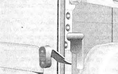 Left hinged door