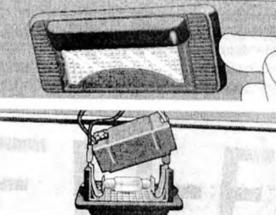 License plate light (cargo-passenger vehicle and van)
