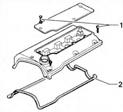 Figure 2.37. Unscrew and remove the cylinder head cover. Check cover gasket 2 and replace it if…
