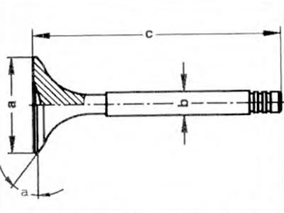 Obrázok 3.30. Rozmery ventilu.