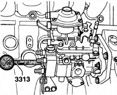 Figure 4.45. Screw in the adapter and digital indicator (measurement range 0-5.0 mm) into the hole…