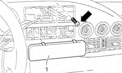 Figure 9.15. Remove regulators 2 and unscrew nuts 1.