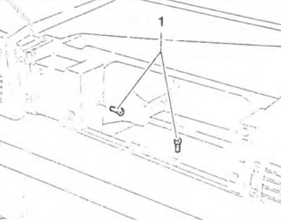Figure 10.40. Remove screws 1.