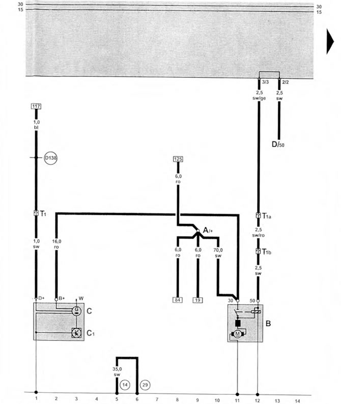 Generator, starter