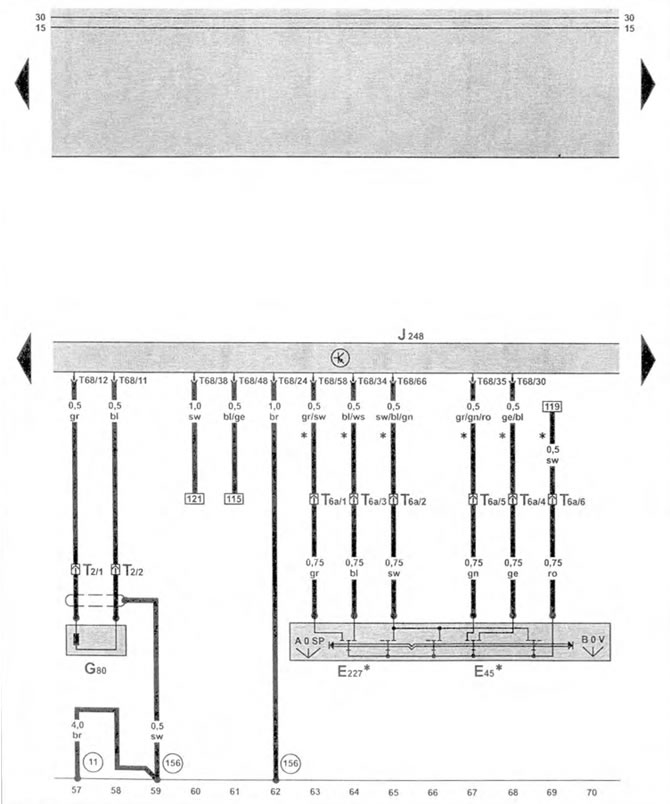 Diesel fuel injection control unit, cruise control system (GRA) switch, injector needle stroke…