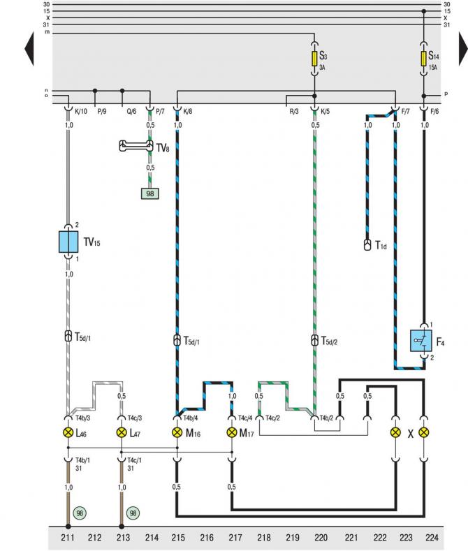 Условные обозначения к электрическим схемам смотрите здесь →
