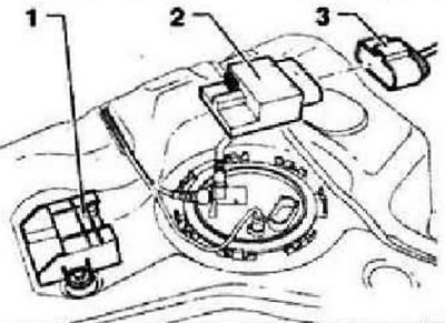 Где находится блок управления топливным насосом Volkswagen Tiguan 2007-2015: Removal and installation of elements of the power s