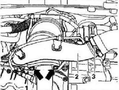 В зависимости от комплектации автомобиля снять шумоизоляцию или противоподкатный брус. Снятие…