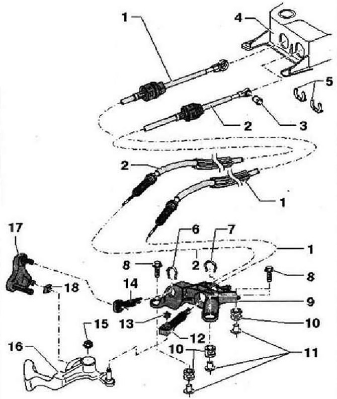 Инструкция: На шарнирные соединения и поверхности скольжения нанести смазку -G 000 450 02-.…