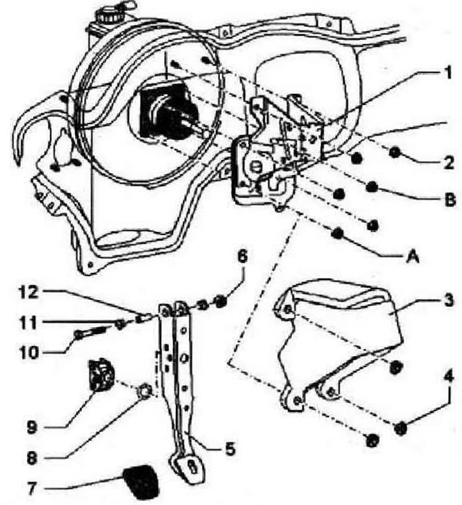 ВНИМАНИЕ: Дополнительные коврики не должны ограничивать ход педали тормоза. Перед установкой на асе…