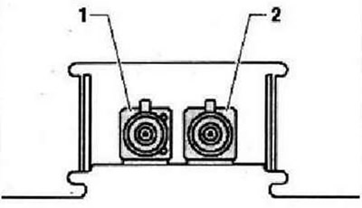 Расположение разъёмов для подключения антенн