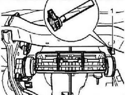 Инструкция: Для наглядности датчик температуры правого воздуховода пространства для ног «С262»…