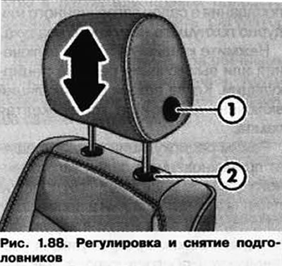 Как снять передние подголовники на фольксвагене терамонте