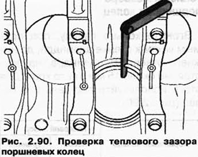 Drive the ring from above, at a right angle to the cylinder wall, to the lower opening of the…