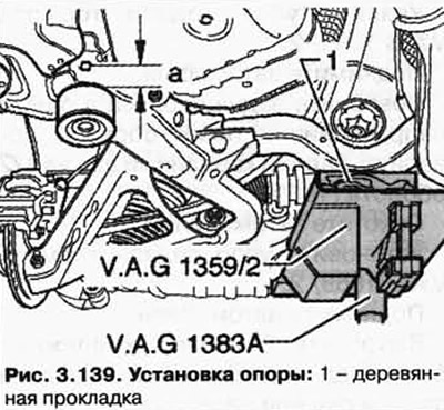 Снятие карданного вала touareg