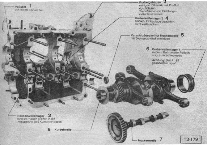 1. Штифт обеспечить надежную посадку; 2. Подшипник распределительного вала смазать моторным маслом,…