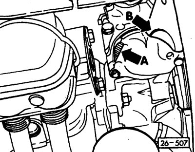 Перед установкой левой трубы спилить прилив на крышке корпуса термостата «стрелка» в соответствии с…