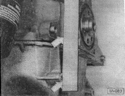 Выравнивание масляной ванны при демонтированном двигателе