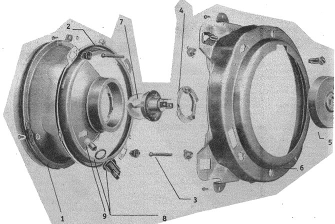 (1) вложка за фарове